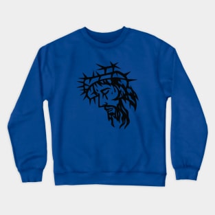 Jesus Face Crewneck Sweatshirt